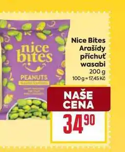 Billa Nice Bites Arašídy příchuť wasabi nabídka