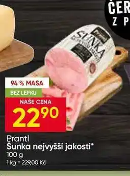 Hruška Prantl Šunka nejvyšší jakosti nabídka