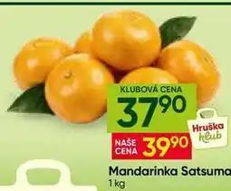 Hruška Mandarinka Satsuma nabídka