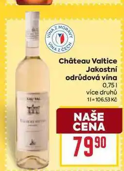 Billa Château Valtice Jakostní odrůdová vína nabídka
