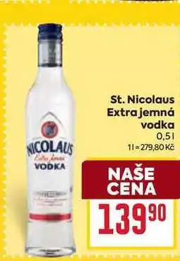 Billa St. Nicolaus Extra jemná vodka nabídka