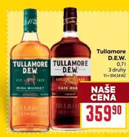 Billa Tullamore D.E.W nabídka