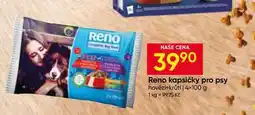 Hruška Reno kapsičky pro psy hovězí+krůtí 4×100 g nabídka