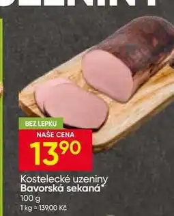Hruška Kostelecké uzeniny Bavorská sekaná nabídka