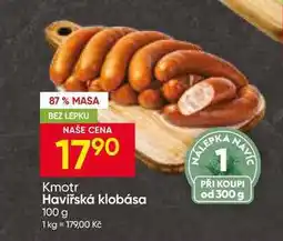 Hruška Kmotr Havířská klobása nabídka