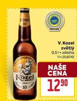Billa V. Kozel světlý nabídka