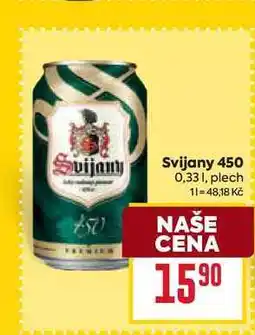 Billa Svijany 450 0,331, plech nabídka
