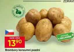 Hruška Brambory konzumní pozdní nabídka