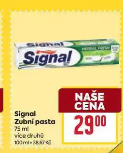 Billa Signal Zubní pasta nabídka