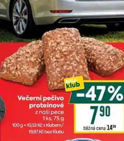 Billa Večerní pečivo proteinové z naší pece 1ks nabídka