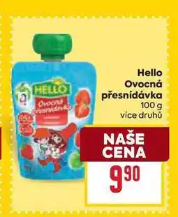 Billa Hello Ovocná přesnídávka nabídka
