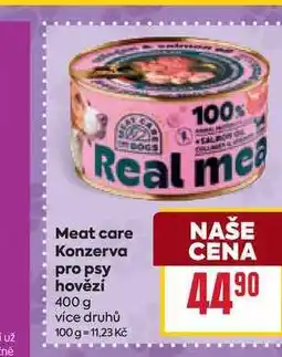 Billa Meat care Konzerva pro psy hovězí nabídka