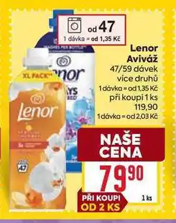 Billa Lenor Aviváž 47/59 dávek nabídka