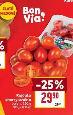 Billa Rajčata cherry oválná baleni nabídka