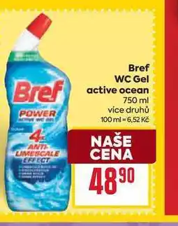Billa Bref WC Gel active ocean nabídka