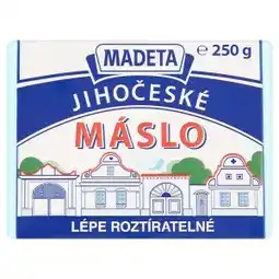 Billa Madeta Jihočeské máslo 250g nabídka