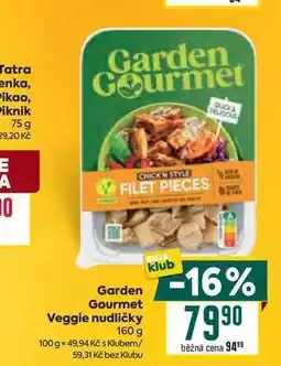 Billa Garden Gourmet Veggie nudličky nabídka