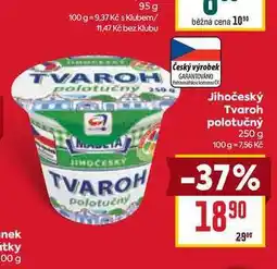 Billa Jihočeský Tvaroh polotučný nabídka