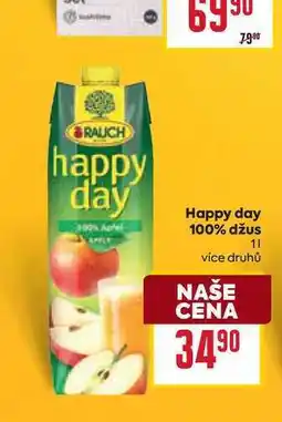 Billa Happy day 100% džus 11 nabídka