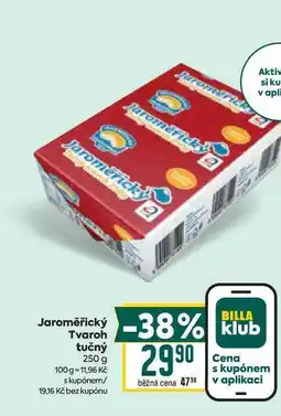 Billa Jaroměřický Tvaroh tučný nabídka