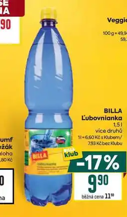 Billa BILLA Ľubovnianka nabídka