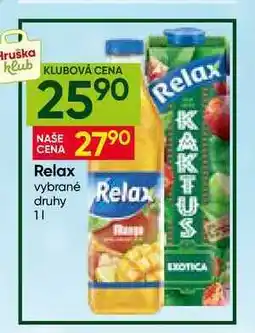Hruška Relax vybrané druhy nabídka
