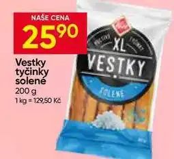 Hruška Vestky tyčinky solené nabídka