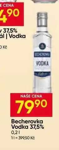 Hruška Becherovka Vodka 37,5% nabídka