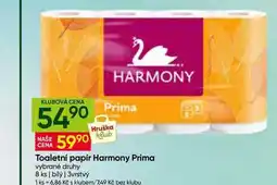 Hruška Toaletní papír Harmony Prima vybrané druhy 8 ks bílý 3vrstvý nabídka