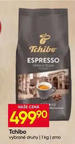 Hruška Tchibo vybrané druhy 1 kg zrno nabídka