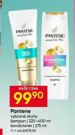 Hruška Pantene vybrané druhy šampon nabídka