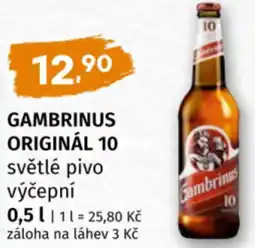 Coop Gambrinus originál 10 nabídka