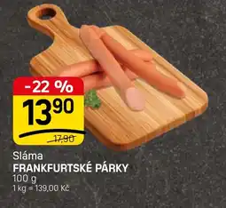 Flop Sláma frankfurtské párky nabídka