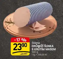 Flop Sláma drůbeží šunka s krutím masem nabídka