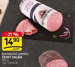 Flop Kostelecké uzeniny Český salám nabídka