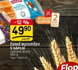 Flop Penam české buchtičky s náplní nabídka