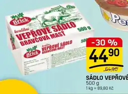 Flop Brick vepřové sádlo bravčová mast nabídka