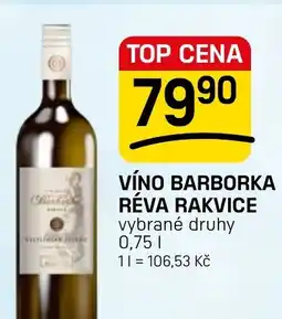 Flop Víno barborka réva rakvice nabídka