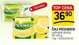 Flop Čaj pickwick nabídka