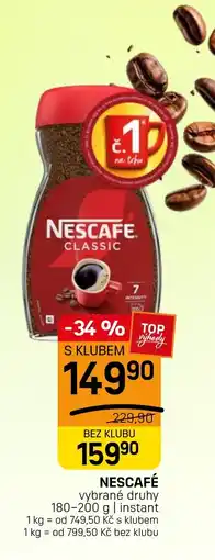 Flop Nescafe classic nabídka