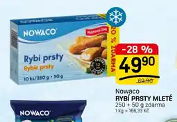 Flop Nowaco rybí prsty mleté nabídka