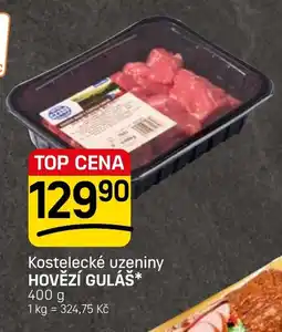 Flop Kostelecké uzeniny Hovězí guláš* nabídka