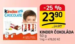 Flop Kinder čokoláda nabídka