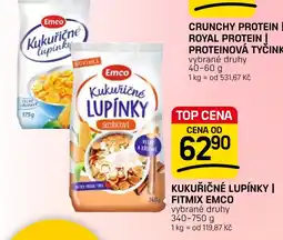 Flop Emco kukuřičné lupínky skořicové nabídka