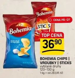 Flop Bohemia chips | vroubky | sticks nabídka