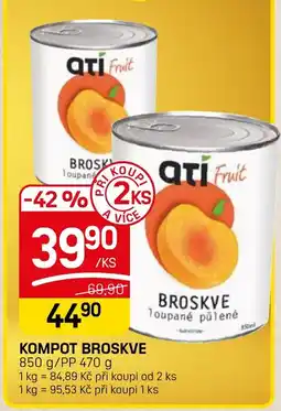 Flop Qti kompot broskve nabídka