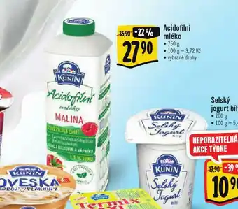 Albert Acidofilní mléko nabídka