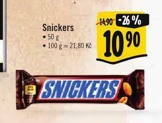 Albert Snickers nabídka