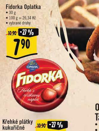 Albert Fidorka oplatka nabídka