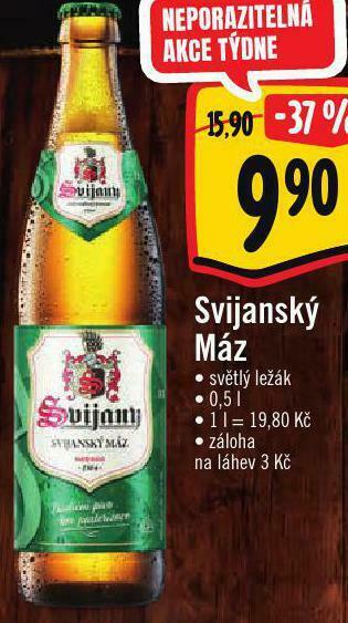 Albert Pivo svijanský máz nabídka